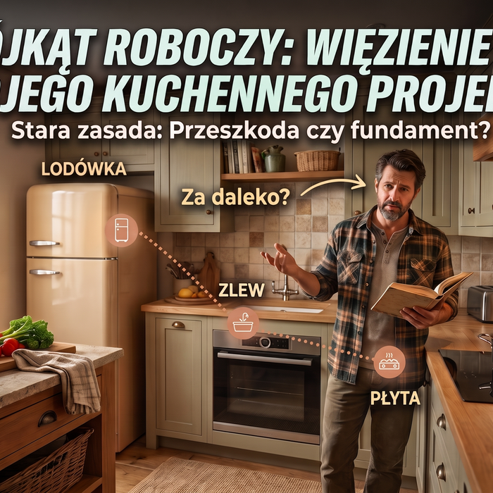 Trójkąt roboczy w kuchni - przeżytek czy absolutna konieczność?