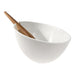 2-PORCELANOWA MISA 23CM DO SAŁATY Z ŁYŻKAMI KASSEL no.93558-2