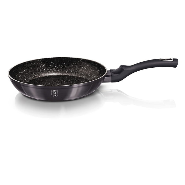6-ZESTAW GARNKÓW Z POWŁ. GRANITOWĄ + NOŻE 17 EL. BERLINGER HAUS Carbon Pro BH-6920-6