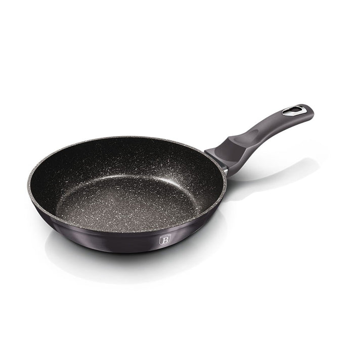 7-ZESTAW GARNKÓW Z POWŁ. GRANITOWĄ + NOŻE 17 EL. BERLINGER HAUS Carbon Pro BH-6920-7